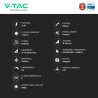 V-Tac VT-61012CCT Mini Pannello LED SMD Rotondo 12W Chip CREE CCT