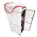 V-Tac VEH204100C Armadio Rack per 4 Batterie di Accumulo Fotovoltaico Massimo 100A con Cavi e Installazione a Terra - SKU 12304