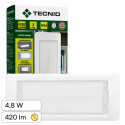 Tecnid Lampada LED per Uscita di Emergenza 4,8W SMD Anti Black Out IP65 con Funzione SE+SA - mod. ER122N