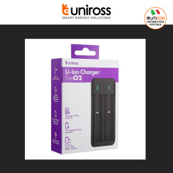 Uniross NeO2 Li-ion Charger Caricabatterie Batterie agli Ioni di Litio