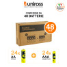 Uniross Alkaline Essential Pile Alcaline LR6 AA + LR03 AAA