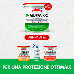 Tecnostuk Muffa K.O. Fondo Antimuffa Termoisolante Igienizzante Bianco