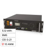 VT48100E-P2 Accumulatore 5,12kWh Impianti Fotovoltaici CEI 0-21 V-Tac