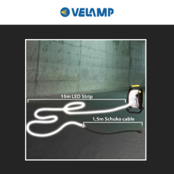 Velamp RibbON Striscia LED Avvolgibile 185W Monocolore SMD Chip 2835