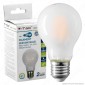 V-Tac VT-1935 Lampadina LED E27 6W Bulb A60 Frost Cross Filament - SKU 44801