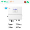 V-Tac Inverter Trifase Ibrido On-Grid/Off-Grid 12kW CEI 0-21 0-16