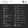 V-Tac Inverter Trifase Ibrido On-Grid/Off-Grid 12kW CEI 0-21 0-16