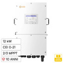 V-Tac Solis Inverter Trifase Ibrido On-Grid / Off-Grid 12kW IP66 Garanzia 10 Anni per Impianto Fotovoltaico CEI 0-21 - SKU 12228