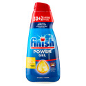 Finish Power Gel al Limone Detersivo Lavastoviglie Pulizia Efficace e Brillantezza 30+2 Lavaggi - Flacone da 600ml