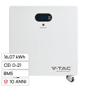 V-Tac VT-48290 Batteria BMS LiFePO4 51,2V 314Ah 16,07kWh Garanzia 10 Anni Inverter Impianto Fotovoltaico CEI 0-21 - SKU 12765