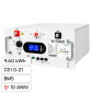 V-Tac VT-91600 Batteria BMS Rack LiFePO4 48V 200Ah 9,6kWh Garanzia 10 Anni Inverter Impianto Fotovoltaico CEI 0-21 - SKU 12718
