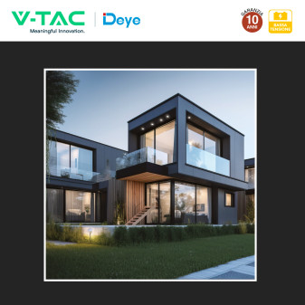 V-Tac Deye Inverter Monofase Ibrido On-Grid / Off-Grid 18kW IP65