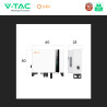 V-Tac Inverter Trifase Ibrido 10kW CEI 0-21 e 0-16