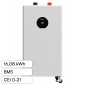 V-Tac Deye Batteria BMS LiFePO4 51,2V 314Ah 16,08kWh CEI 0-21 con Display LCD e Ruote Inverter Impianto Fotovoltaico - SKU 12699