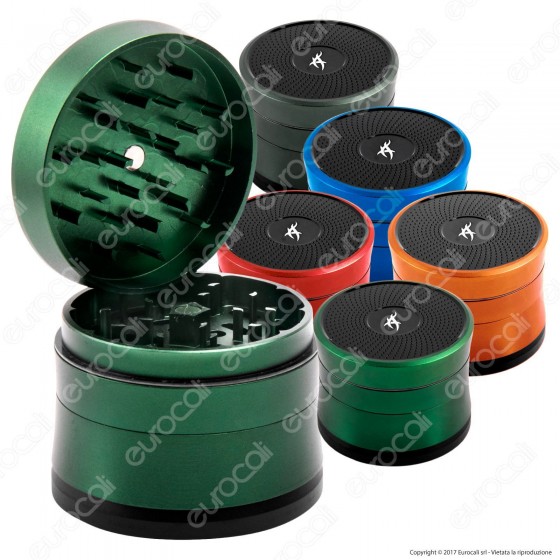 Grinder Tritatabacco After Grow Solinder 4 Parti in Metallo con Grinder Tritatabacco After Grow Solinder 4 Parti in Metallo con