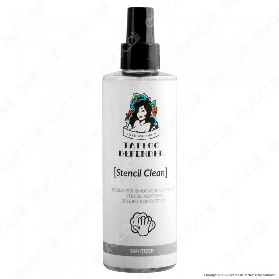 Tattoo Defender Stencil Clean Liquido per Rimuovere lo Stencil - Tattoo Defender Stencil Clean Liquido per Rimuovere lo Stencil -