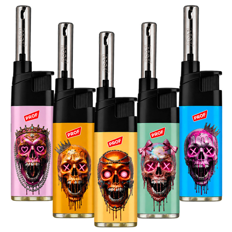 Accendigas Elettronici Arty Skull Prof - Serie da 5