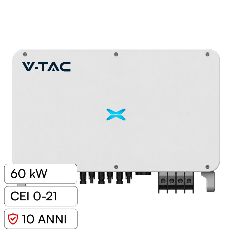 VT-61060 Inverter 60kW Trifase Pannelli Fotovoltaici V-Tac