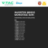 V-Tac Deye Inverter Monofase Ibrido On-Grid / Off-Grid 5kW IP65