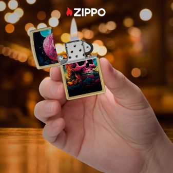 Accendino Zippo mod. 47281 Space Skull Design