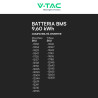 Accumulatore 9,60kWh LiFePO4 BMS Fotovoltaico CEI 0-21 V-Tac