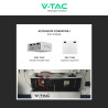 Accumulatore 9,60kWh LiFePO4 BMS Fotovoltaico CEI 0-21 V-Tac