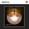 Ideal Lux Lampadina LED E27 8W in Vetro con Calotta Satinata