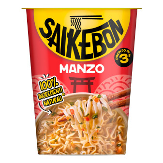 Saikebon al Manzo Pronti in 3 Minuti Cup da 60g STAR