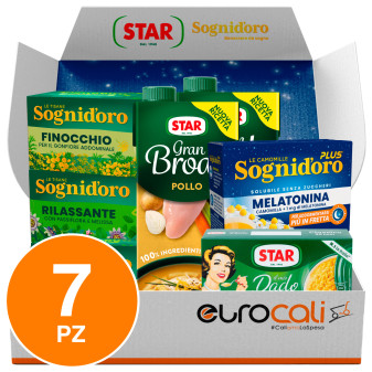 Star e Sognid'oro Kit Brodi Dadi Tisane e Camomilla Melatonina