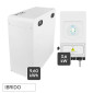V-Tac Kit Inverter 3,6kW Monofase IP65 LCD CEI 0-21 + Batteria Rack LiFePO4 9,60kWh Impianto Fotovoltaico - SKU 12344 + 11523