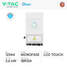 Kit Inverter 3,6kW Monofase LCD CEI 0-21 + Batteria LiFePO4 9.60kWh