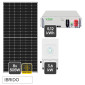 Kit Fotovoltaico Monofase 4,04kWp - 8 Pannelli Trina Solar + Inverter 3,6kW + Batteria 5,12kWh