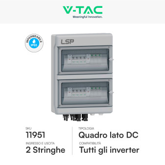 Kit 8 Pannelli Solari 505W + Inverter Monofase 3,6kW + Quadri DC/AC