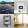 Kit 8 Pannelli Solari 505W + Inverter Monofase 3,6kW + Quadri DC/AC