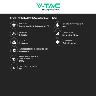 Kit Inverter Trifase 20kW + Batteria 20kWh + Quadro DC + Quadro AC