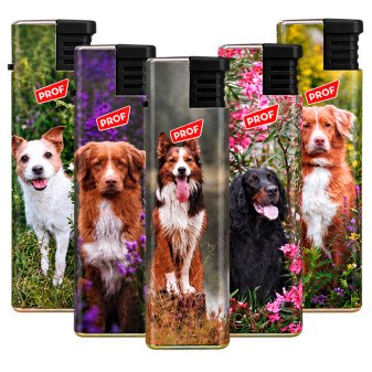 Prof Jet Flame Fantasia Dogs 5 Accendini