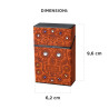 Champ Porta Sigarette Porta Pacchetto Fantasia Skull & Strass