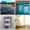 Set 10 Pannelli Solari 505W + Inverter 5kW + Accessori V-Tac