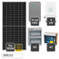 Kit Fotovoltaico Monofase 5,05kWp - 10 Pannelli Trina Solar + Inverter 5kW + Batteria 10,24kWh + Quadri AC/DC