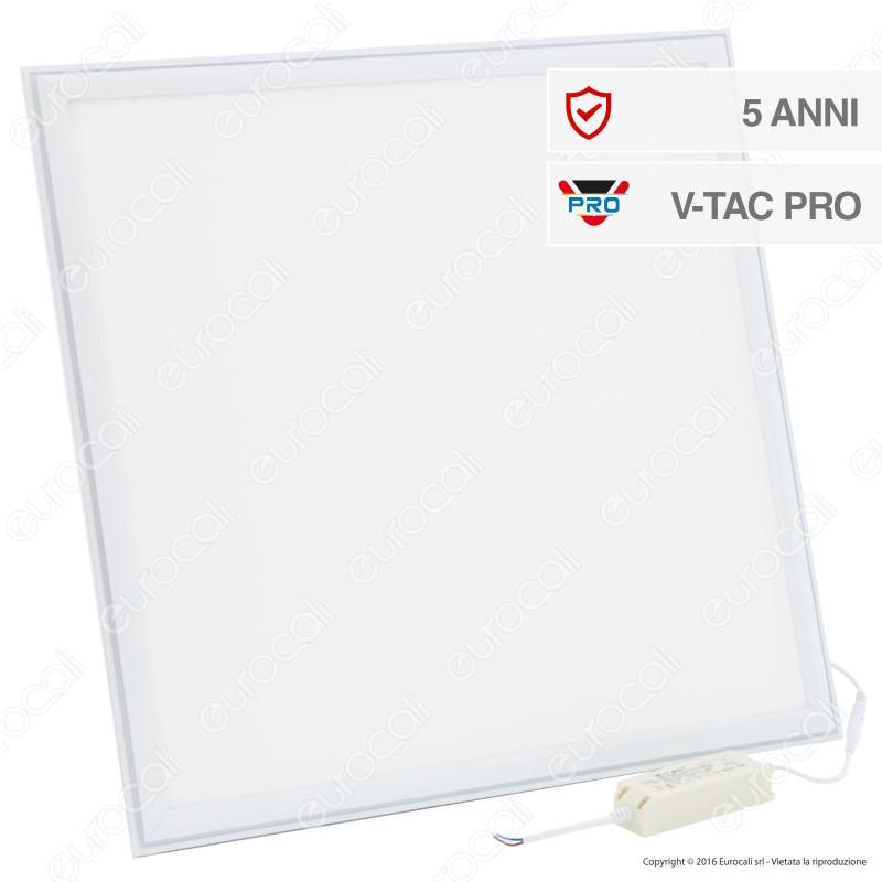 V-Tac VT-6165 Pannello LED 60x60 45W SMD con Driver - SKU 6419 / 6420