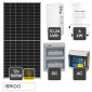 Kit Fotovoltaico Monofase 6,06kWp - 12 Pannelli Trina Solar + Inverter 6kW + Batteria 10,24kWh + Quadri AC/DC