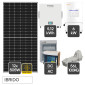 Kit Fotovoltaico Monofase 6,06kWp - 12 Pannelli Trina Solar + Inverter 6kW + Batteria 5,12kWh + Quadri AC/DC + Zavorre in HDPE