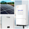 Set 12 Pannelli 505W + Inverter 6kW + Batteria + Zavorre + DC/AC