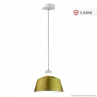 V-TAC VT-7444 Lampadario LED 7W Campana Color Oro - SKU 3936 / 3930