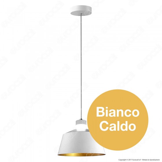 V-TAC VT-7444 Lampadario LED 7W Campana Colore Bianco - SKU 3937 / V-TAC VT-7444 Lampadario LED 7W Campana Colore Bianco - SKU 3937 /