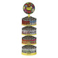 Clipper Espositore da Banco Girevole a 4 Piani con Accendini a Pietrina Grandi Fantasia G. Expo Onis - 192 Accendini