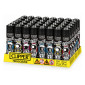 Clipper Large Accendino a Pietrina Grande Ricaricabile con Fantasia Skybound - Box da 48 Accendini