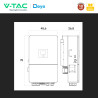 V-Tac Deye Inverter Trifase On-Grid / Off-Grid 16kW IP65