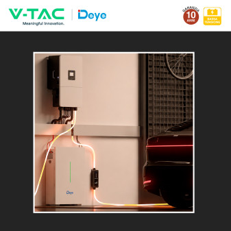 V-Tac Deye Inverter Trifase On-Grid / Off-Grid 14kW IP65