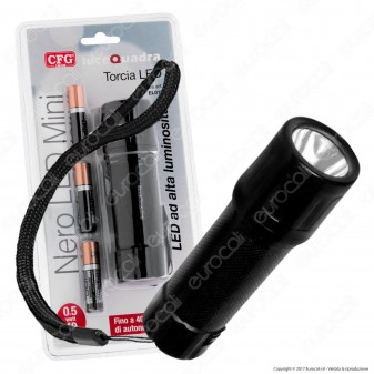 CFG EL019 Torcia LED 0,5W in Alluminio [TERMINATO]